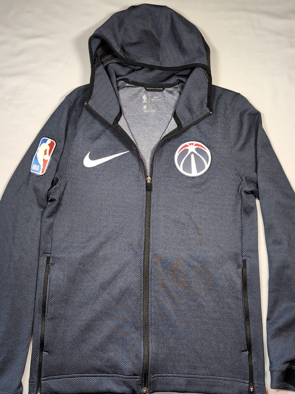 Nike Men's Navy Washington Wizards Full-Zip Hoodie Jacket